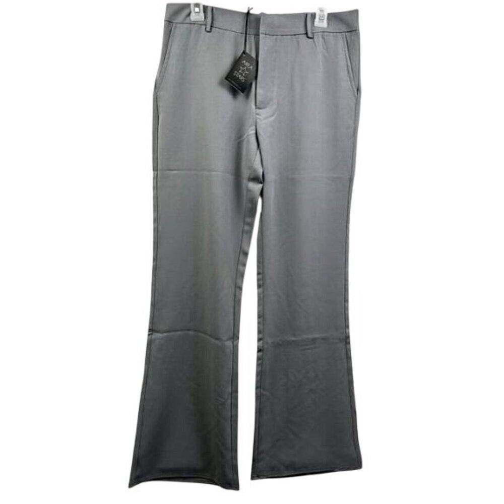AREA STARS Dress Pants Womens Small Gray Victoria Crepe‎ Officewear Essential